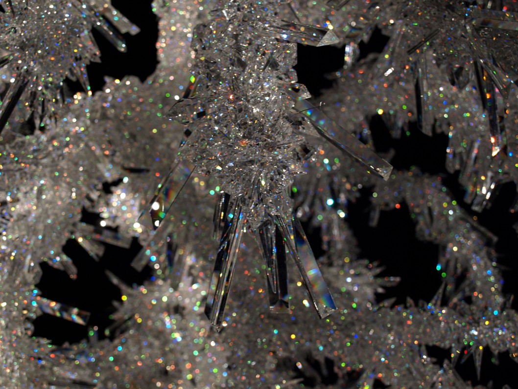 Closeup of the Glittering Winterdreams Tree Closeup of the Glittering Winterdreams Tree